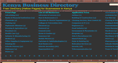 Desktop Screenshot of kenya-business-directory.com