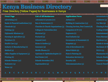 Tablet Screenshot of kenya-business-directory.com
